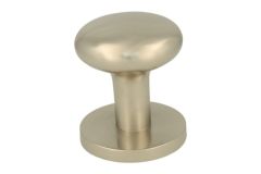 Modern design round door Knob brushed nickel
