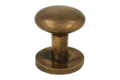 Modern design round door Knob antique brass