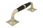 Pull handle 180mm elegant model satin nickel ebony