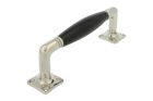Pull handle 170mm nickel ebony