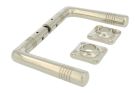 Door handles nickel pair (1915)