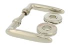 Door handles "Dudok" nickel pair