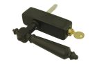 Handle Tilt & Turn lockable (1890) brass black powder coated