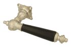 Single door handle right satin nickel ebony (1892)
