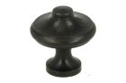 Knob cast iron black small Ø 23mm H24mm