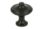 Knob cast iron black medium Ø 29mm H30mm