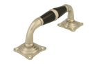 Pull handle 150mm elegant model satin nickel ebony