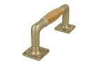 Pull handle 133mm satin nickel beech