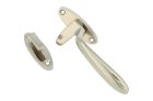 Window fastener "dudok style" nickel left