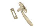 Window fastener satin nickel left