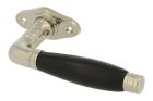 Window handle with rosette nickel ebony (1926)