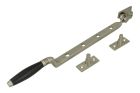 Window stay 335mm "Ton model 400 serie" satin nickel ebony