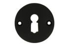 Key rosette round Ø 50mm cast iron black powder coated