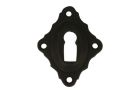 Key escutcheon cast iron. Diagonally mounted