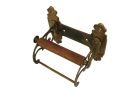 Elegant toilet paper holder antique brass